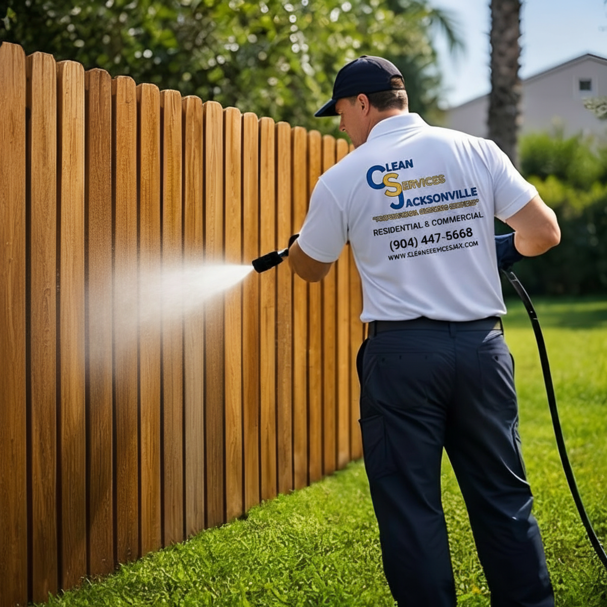 Fence Washing