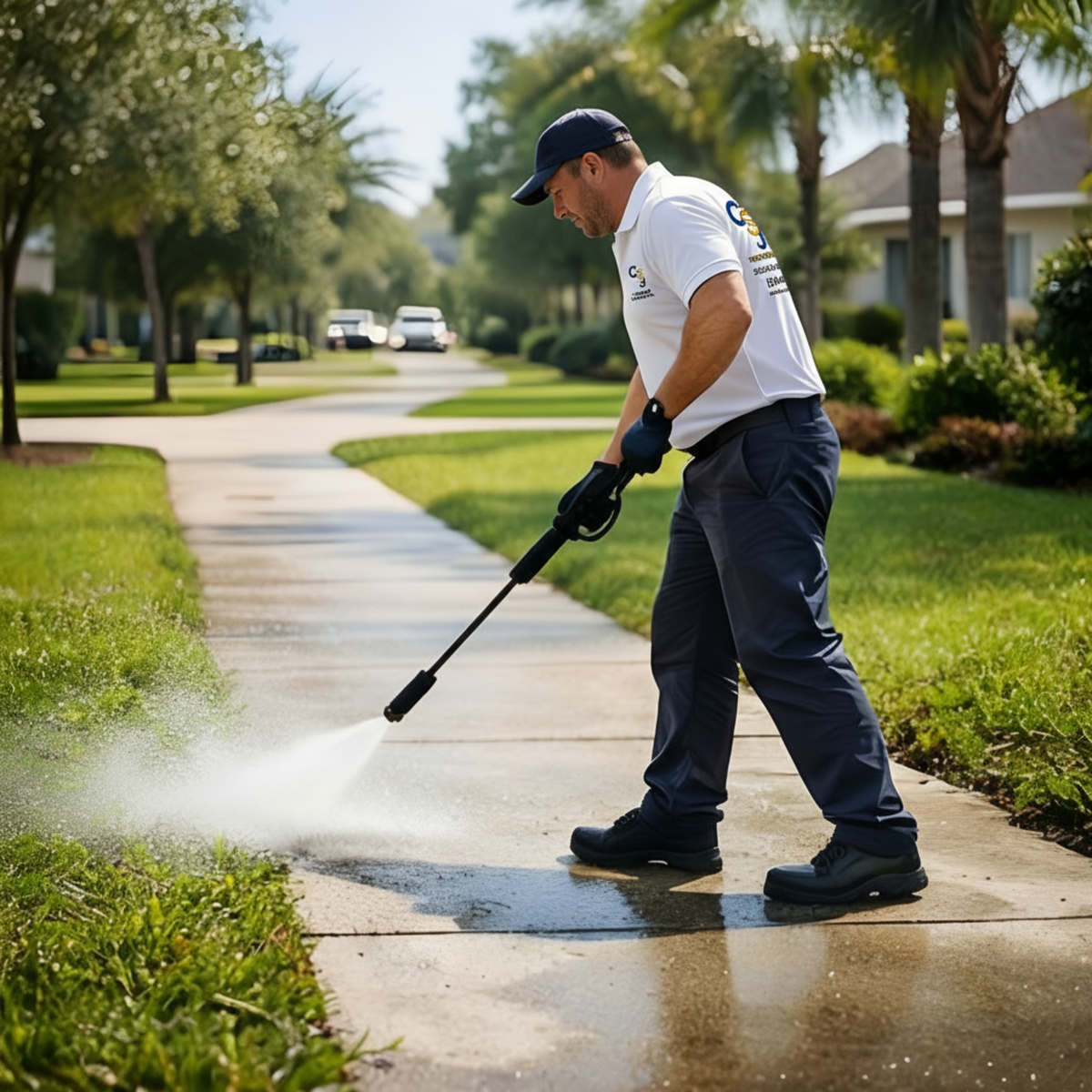 Sidewalk Washing
